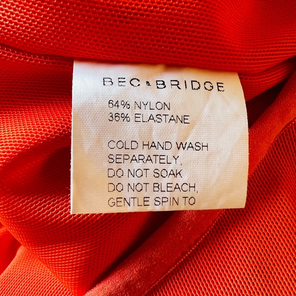 BEC & BRIDGE Dress Size 6 Fabric is Stretchy 64% nylon 36% Elastane - Picture 13 of 13